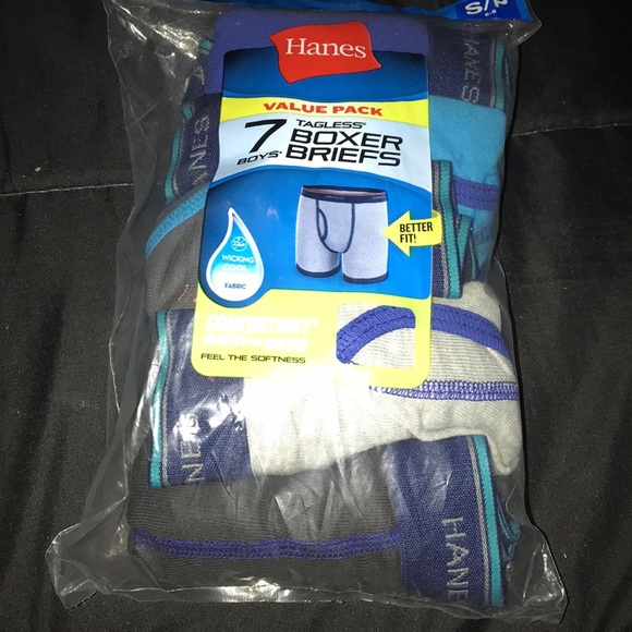 NWT Boy’s Hanes Boxer Briefs Small (6-8) - Picture 2 of 5